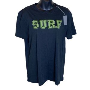 6397 boy tee ‘surf city’ medium NWT black/green brat